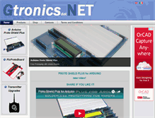 Tablet Screenshot of gtronics.net